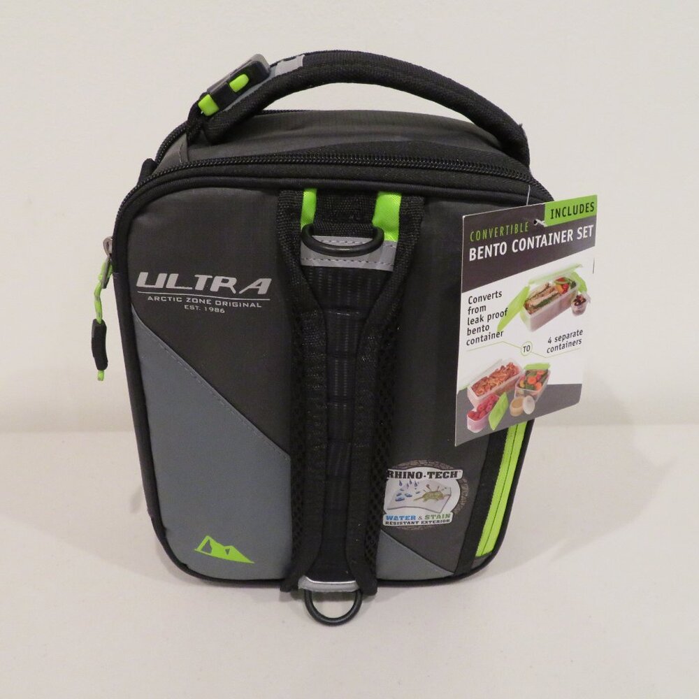 Ultra Arctic Zone Expandable Insulated Lunch Box Ice Walls Containers New w Tags